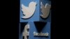 TWITTER & FACEBOOK LOGOS