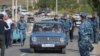 Qarabağ erməniləri Ermənistanın Kornidzor kəndində qurulmuş müvəqqəti düşərgəyə yola düşərkən