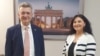 Ralf Horlemann və Nigar Həzi (Mənbə: Sosial şəbəkə)