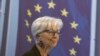 Presiden Bank Sentral Eropa Christine Lagarde hadir dalam konferensi pers di Frankfurt am Main, Jerman, pada 4 Mei 2023. (Foto: AFP/Andre Pain)