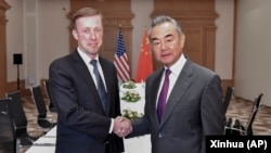 美国白宫国家安全顾问沙利文与中国外长王毅在马耳他举行会晤。（2023年9月16日）