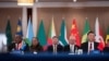 President of China Xi Jinping and South African President Cyril Ramaphosa attend the China-Africa Leaders' Roundtable Dialogue on the last day of the BRICS Summit, in Johannesburg, South Africa, Aug. 24, 2023. 