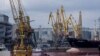 Terminal biji-bijian di Pelabuhan Odesa, Ukraina, 10 April 2023. (Foto: Ritzau Scanpix/Bo Amstrup via REUTERS)