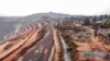 Vue générale des maisons du quartier Gécamines (Société générale des carrières et des mines, de la RDC), à Kolwezi le 13 octobre 2022. (Photo de Junior Kannah/AFP)