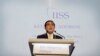 Thailand's Prime Minister Prayuth Chan-ocha delivers the keynote address at the Opening Dinner of the 15th International Institute for Strategic Studies Shangri-la Dialogue, or IISS, Asia Security Summit on June 3, 2016, in Singapore. 