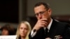 U.S. Navy Admiral John Richardson, the chief of naval operations, testifies during a Senate Armed Services Committee hearing on recent fatal Navy ship collisions at sea, on Capitol Hill in Washington, Sept. 19, 2017. 