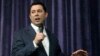 FILE - Rep. Jason Chaffetz speaks during a town hall meeting in Cottonwood Heights, Utah, Feb. 9, 2017.