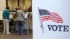 FILE - Voters cast ballots as absentee voting begins ahead of the U.S. presidential election in Medina, Ohio, Oct. 12, 2016. 