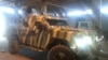 A Syrian Democratic Forces (SDF) fighter inspects a U.S.-provided Guardian armored vehicle delivered to the SDF in Syria, Jan, 21, 2017. (M. Bali/VOA Kurdish)