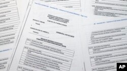 美国司法部公布的特朗普海湖庄园查获物品清单。（2022年9月2日）