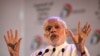 Indian Prime Minister Narendra Modi, addresses people during the launch of digital India project in New Delhi, India, July 1, 2015.