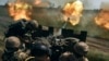 Сили ЗСУ біля Бахмута, 15 травня 2023. AP Photo/Libkos