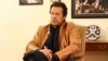 Imran Khan speaks to VOA at his residence near Islamabad.