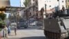 Lebanese Troops patrol Syria Street in Tripoli, Lebanon (courtesy Jamie Dettmer) 