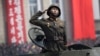 FILE - A soldier in tank takes part in a military parade on the Kim Il Sung Square in Pyongyang, North Korea, April 15, 2017.
