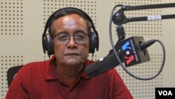 លោក មាស នី អ្នកស្រាវជ្រាវសង្គម។ (លឹម សុធី/VOA)