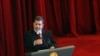 Egypt's newly inaugurated President Mohamed Morsi speaks at Cairo University in Cairo, Egypt, June 30, 2012.