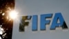 FILE - The logo of FIFA is seen in front of its headquarters in Zurich, Switzerland, Sept. 26, 2017.