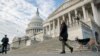 FILE - The Dome of the US Capitol building is visible on the morning of the State of the Union, Feb. 5, 2019.