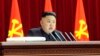 North Korean leader Kim Jong Un presides over a plenary meeting of the Central Committee of the Workers' Party of Korea in Pyongyang March 31, 2013.