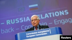 Жозеф Борель, верховний представник Європейського Союзу з питань зовнішньої політики та безпеки. Брюссель 16 червня 2021 р.