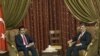 Iraqi Kurdistan region Prime Minister Nechirvan Barzani, left, meets Turkey's President Abdullah Gul in Baghdad, Iraq. (File)
