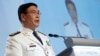 China's Joint Staff Department Deputy Chief Admiral Sun Jianguo speaks at the IISS Shangri-La Dialogue in Singapore, June 5, 2016.