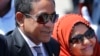 FILE - Maldives President Abdulla Yameen Abdul Gayoom, accompanied by his wife, Fathimath Ibrahim, arrives in Colombo, Sri Lanka, July 22, 2015.