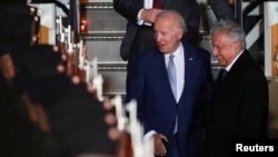 Rais Joe Biden awasili Mexico.