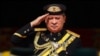 King of Malaysia Sultan Ibrahim Iskandar salutes the guard of honour during a welcoming ceremony at the National Palace in Kuala Lumpur, on Jan. 31, 2024.