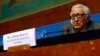 U.N.-Arab League envoy for Syria Lakhdar Brahimi addresses a news conference at the United Nations European headquarters in Geneva January 27, 2014. 