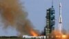 The Long March 2-F rocket loaded with Shenzhou-10 manned spacecraft carrying Chinese astronauts Nie Haisheng, Zhang Xiaoguang and Wang Yaping lifts off from the launch pad in the Jiuquan Satellite Launch Center, Gansu province, June 11, 2013.