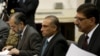 Pakistan's Foreign Secretary Aizaz Ahmad Chaudhry, head of Pakistani delegations, (C) attends a meeting in Kabul, Afghanistan, Jan.18, 2016.