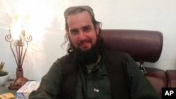 In this photo released Tuesday, March 8, 2016 by Inter Services Public Relations shows Shahbaz Taseer, son of slain Pakistani governor Salman Taseer sits in Quetta, Pakistan.