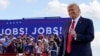Presidente Donald Trump em campanha