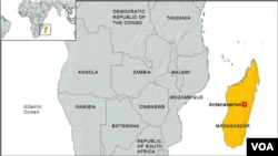 Map showing Antananarivo, Madagascar, where the stadium is located.