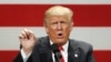 Republican presidential candidate Donald Trump speaks at a rally at the Milwaukee Theatre, in Milwaukee, April 4, 2016.