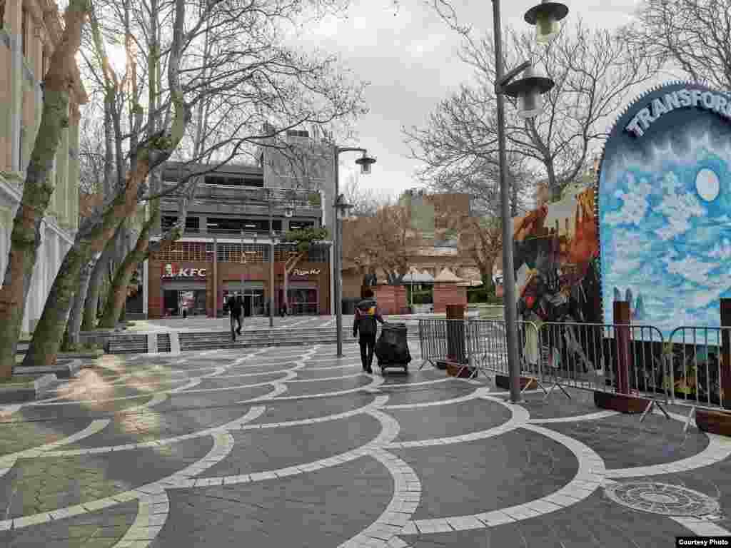 "Koronavirusla bağlı Bakının mərkəzi küçələri"