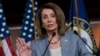 Speaker of the House Nancy Pelosi, D-Calif., meets with reporters at a news conference on Capitol Hill in Washington, May 9, 2019. 