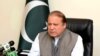 An handout picture released by the Pakistan Press Information Department (PID), March 28, 2016, shows Pakistan's Prime Minister Nawaz Sharif addressing the nation at his office in Islamabad.