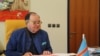 L'entrepreneur belgo-congolais George Forrest dans son bureau de Lubumbashi le 16 février 2018. Ce fils d'un Néo-Zélandais, installé dans l'ancienne colonie belge, a réussi à bâtir l'une des plus grandes fortunes d'Afrique. / AFP PHOTO / SAMIR TOUNSI