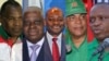 Candidatos à liderança da UNITA em 2019: José Katchiungo, Alcides Sakala, Raul Danda (falecido), Adalberto Costa Jr. e Kamalata Numa