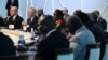 Presiden Rusia Vladimir Putin menghadiri sesi KTT Rusia-Afrika di Saint Petersburg, Rusia, 28 Juli 2023. (Foto: Sputnik/Pavel Bednyakov/Pool via REUTERS)