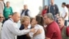  Relatives of Turkish soldiers react after a court decision in Silivri, September 21, 2012.