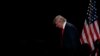 Republican presidential candidate Donald Trump leaves after giving an economic policy speech to the Detroit Economic Club in Detroit, Michigan, Aug. 8, 2016.