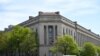FILE - The Department of Justice in Washington, D.C., on April 16, 2019. The department announced on Feb. 7, 2024, that a Chinese-born U.S. researcher has been arrested on charges of stealing trade secrets involving defense technology.