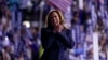 La candidate démocrate à la présidence, la vice-présidente Kamala Harris, lors de la convention nationale démocrate, le jeudi 22 août 2024, à Chicago.