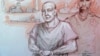 In this courtroom sketch, Cesar Sayoc, left, appears in federal court in Miami, Oct. 29, 2018. 