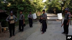 ရခိုင်ပြည်နယ်တွင်း လုံခြုံရေး တင်းကျပ်ထား။