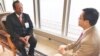 Defense Minister Tea Banh sat down for an exclusive interview with VOA Khmer senior reporter Men Kimseng at the United Nations headquarters in New York, Friday, March 29, 2019. (Photo: VOA Khmer) 